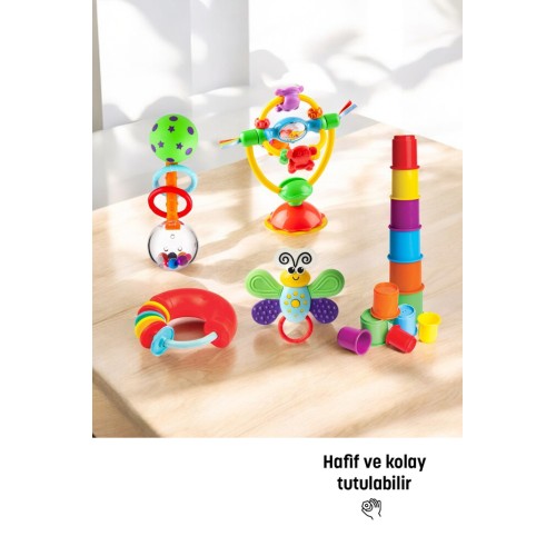 Kiki Bebeğimin Ilk Oyuncakları 5'li Set Kiki Bebeğimin Ilk Oyuncakları 5'li Set